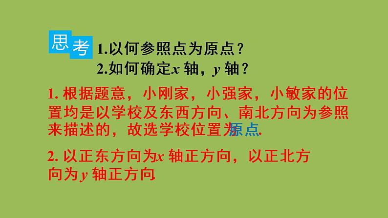 人教版七年级数学下册 第七章 平面直角坐标系 7.2.1 用坐标表示地理位置 课件07