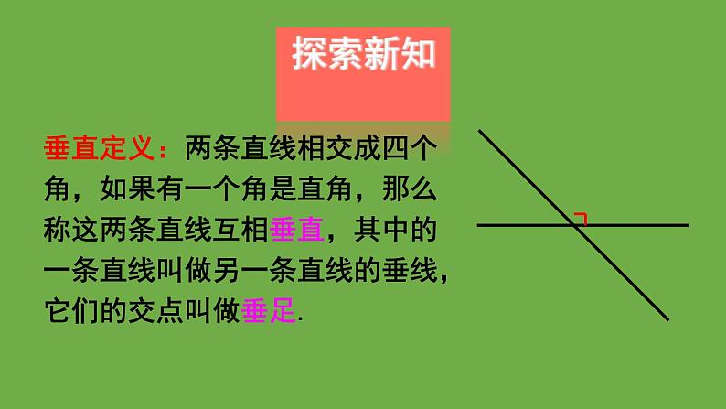 北师大版七年级数学下册 第二章 相交线与平行线 2.1.2垂线 课件PPT04