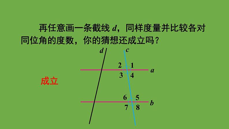 北师大版七年级数学下册 第二章 相交线与平行线 2.3.1平行线的性质 课件PPT08