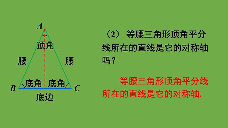 北师大版七年级数学下册 第五章 生活中的轴对称 5.3.1等腰三角形的性质 课件PPT第5页