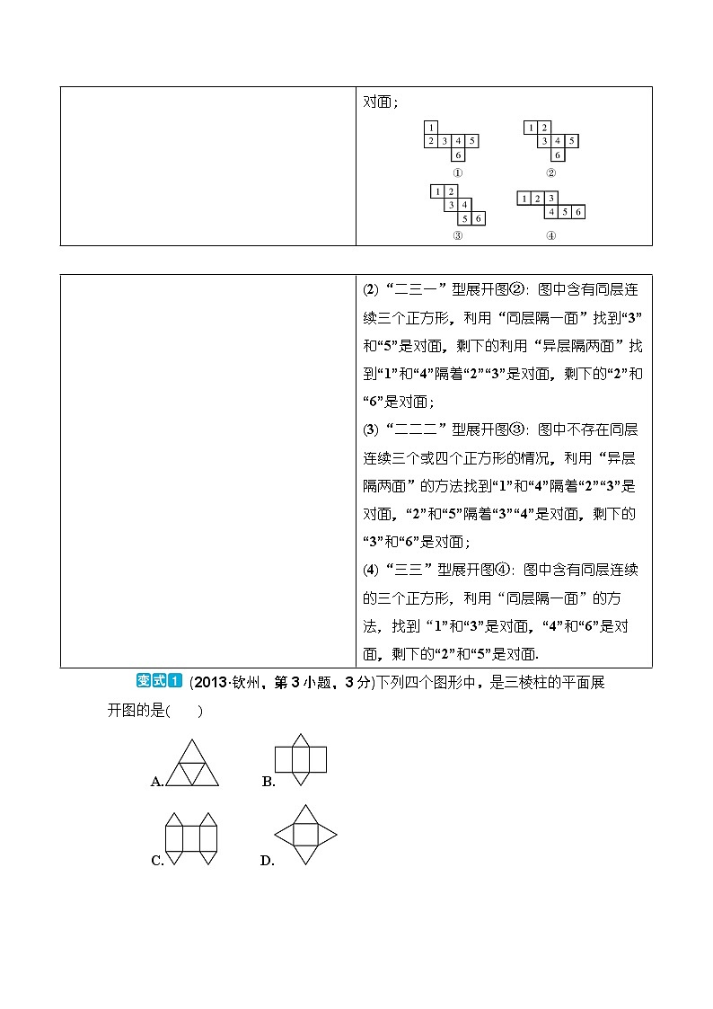 2020--2021年中考数学一轮突破  基础过关  第27讲视图与投影第3页