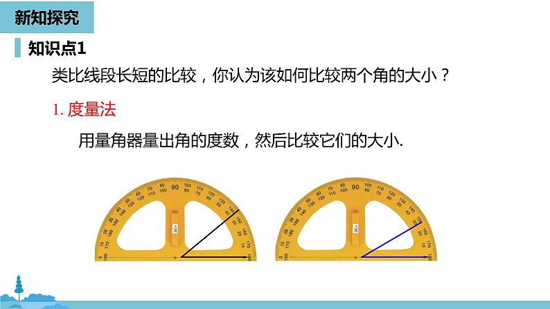 第四章几何图形初步 角课时2-数学人教七（上） 课件06