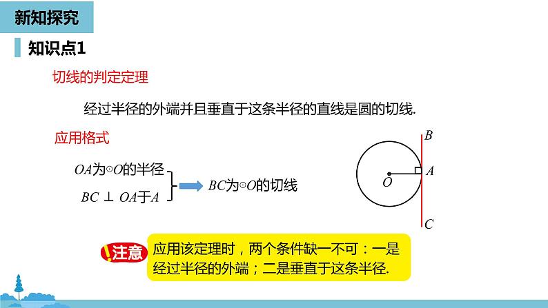 数学人教九（上）第24章圆 24.2点和圆、直线和圆的位置关系课时4 课件06