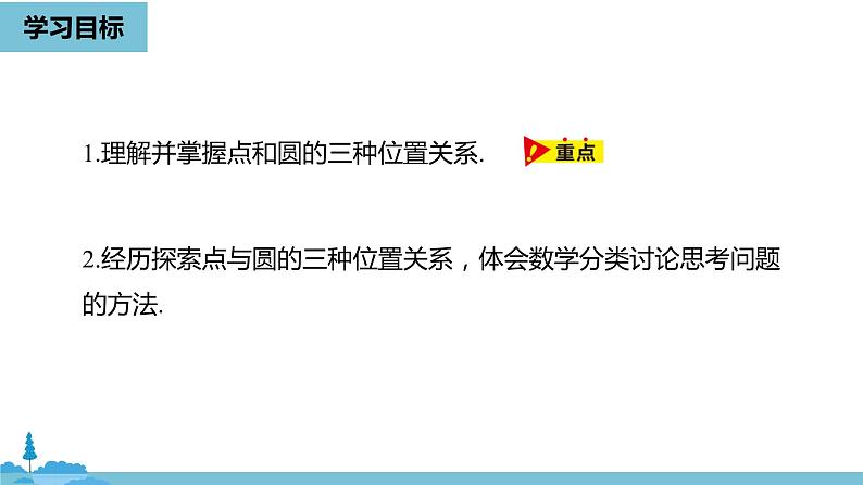 数学人教九（上）第24章圆 24.2点和圆、直线和圆的位置关系课时1第3页