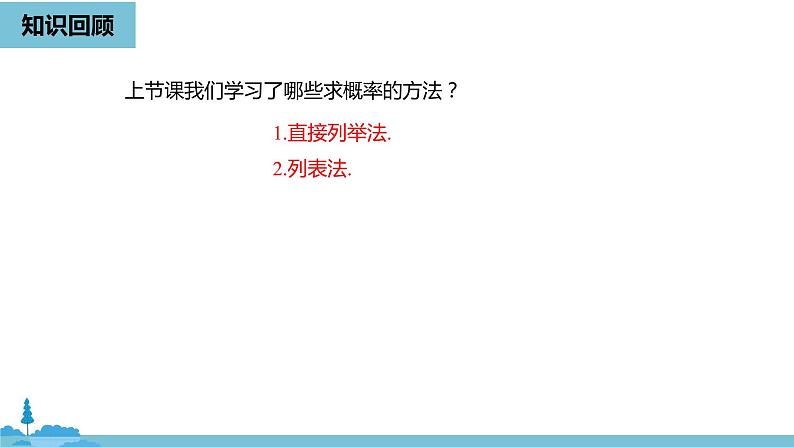 数学人教九（上）第25章概率初步 25.2用列举法求概率课时2 课件02