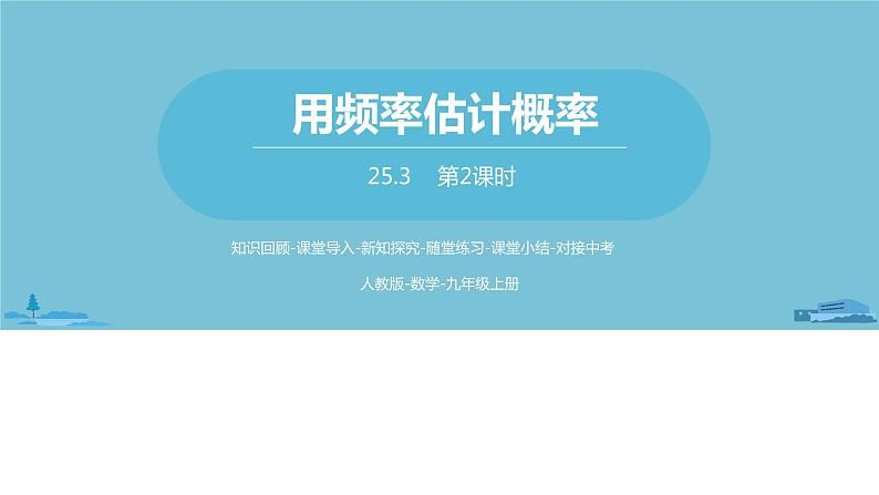 数学人教九（上）第25章概率初步 25.3用频率估计概率课时2 课件01