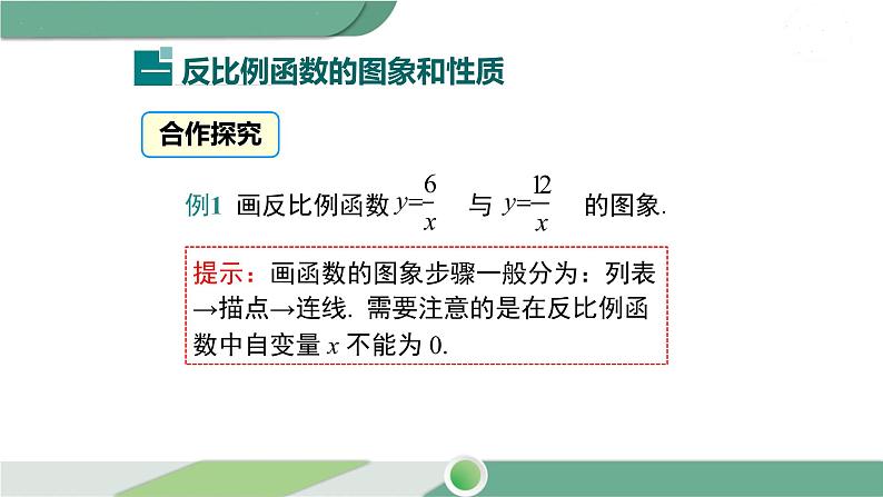 华师大版八年级数学下册 17.4.2 反比例函数的图象和性质 课件04