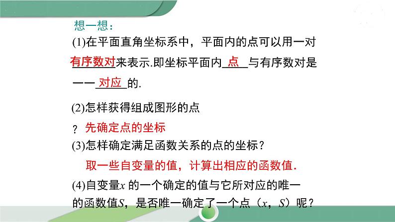 华师大版八年级数学下册 17.2.2 函数的图象 课件07