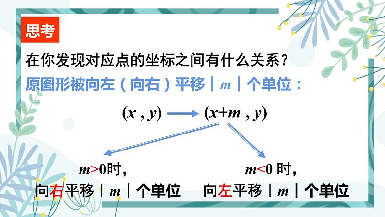 北师大版八年级数学下册 第三章 第一节 图形的平移 3.1.2平移与坐标变换 课件07