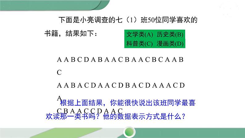 湘教版数学八年级下册 5.1 频数与频率 课件PPT04