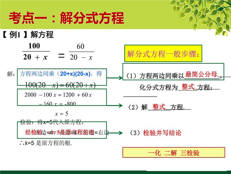 5.4分式方程（2）-北师大版八年级数学下册课件（共15张ppt）03