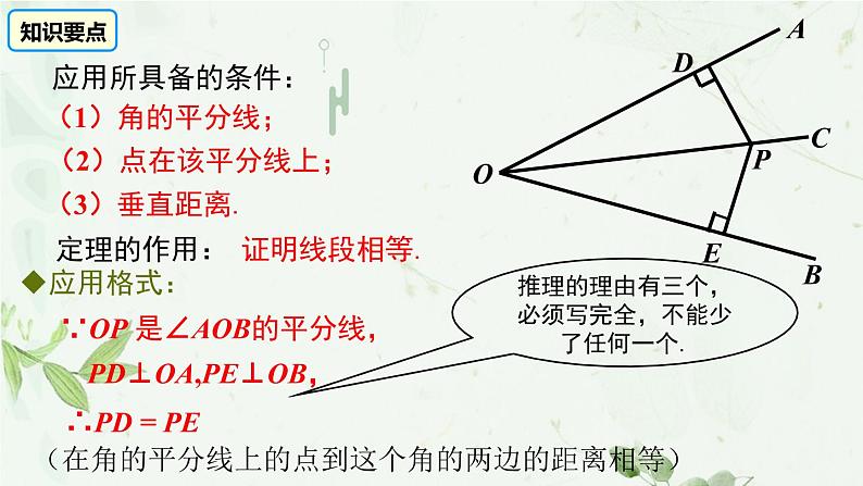 1.4角平分线 第1课时-北师大版八年级数学下册课件(共22张PPT)06