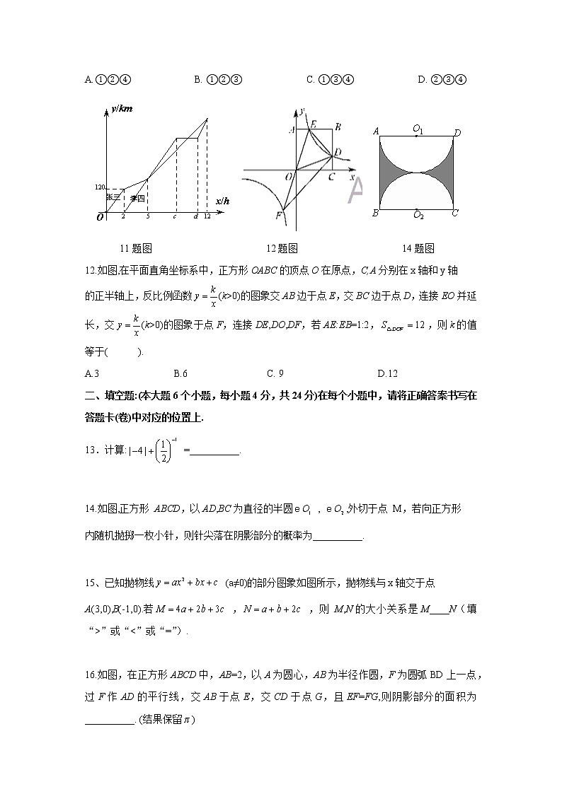重庆育才中学2020-2021学年九年级（下）入学考试试卷03