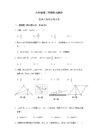 试卷 第一章直角三角形边角关系（试题）