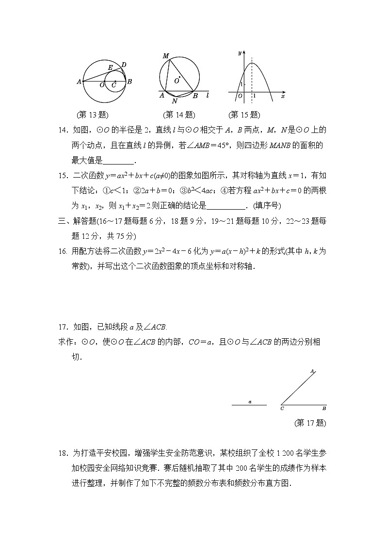 2020-2021学年华东师大版九年级下册数学 期末测试卷03