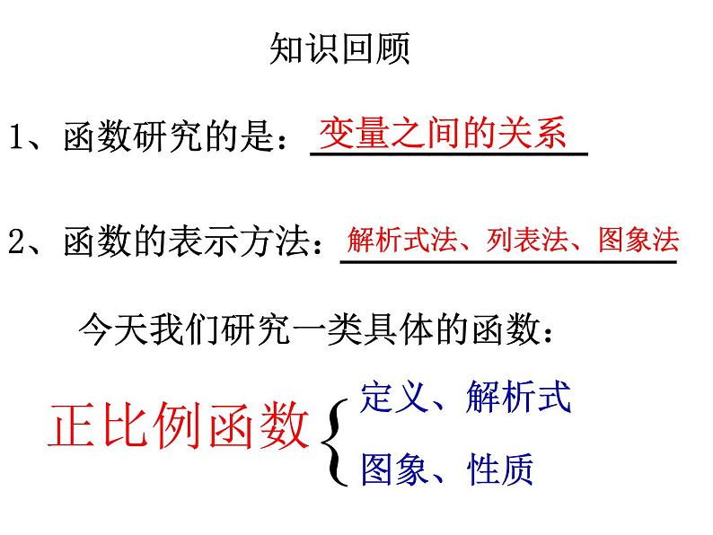 课件 正比例函数的定义第2页