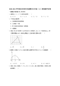 试卷-浙江省绍兴市诸暨市2020-2021学年九年级上学期质检数学试卷  解析版