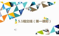 数学七年级下册5.1.1 相交线教学ppt课件