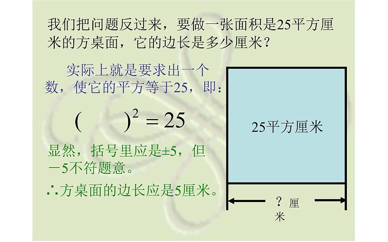 人教版6.1算术平方根 优课教学课件07