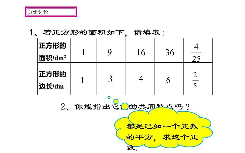 人教版6.1算术平方根 优课教学课件08