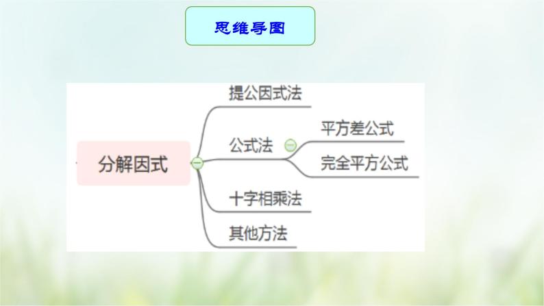 专题03 因式分解-2021年中考数学二轮复习专题 学案+课件03