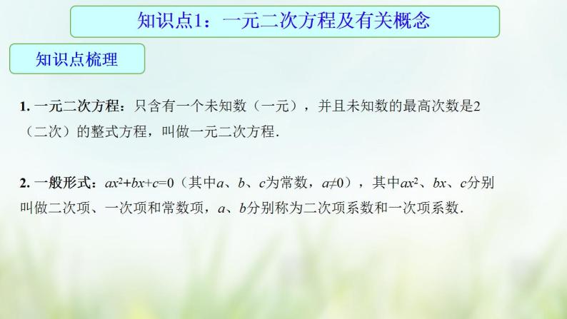 专题08 一元二次方程-2021年中考数学二轮复习专题 学案+课件05