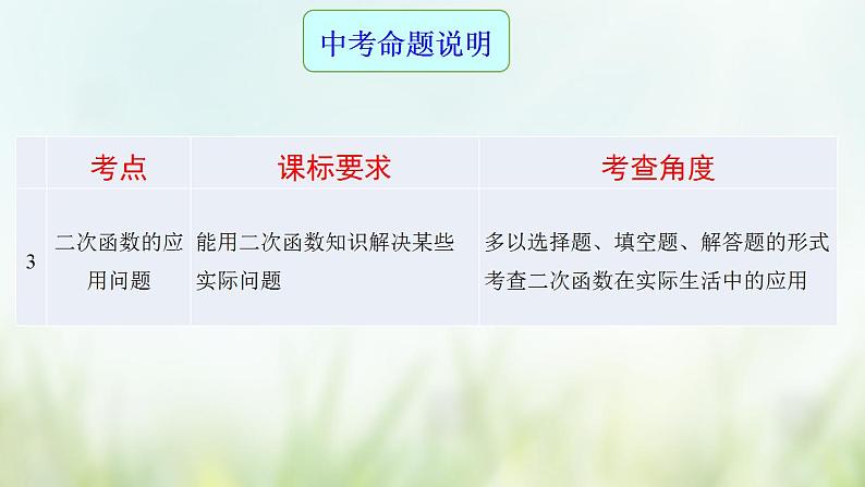 专题16 二次函数及其应用-2021年中考数学二轮复习专题 学案+课件03