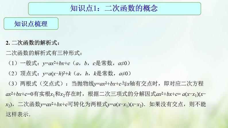 专题16 二次函数及其应用-2021年中考数学二轮复习专题 学案+课件05