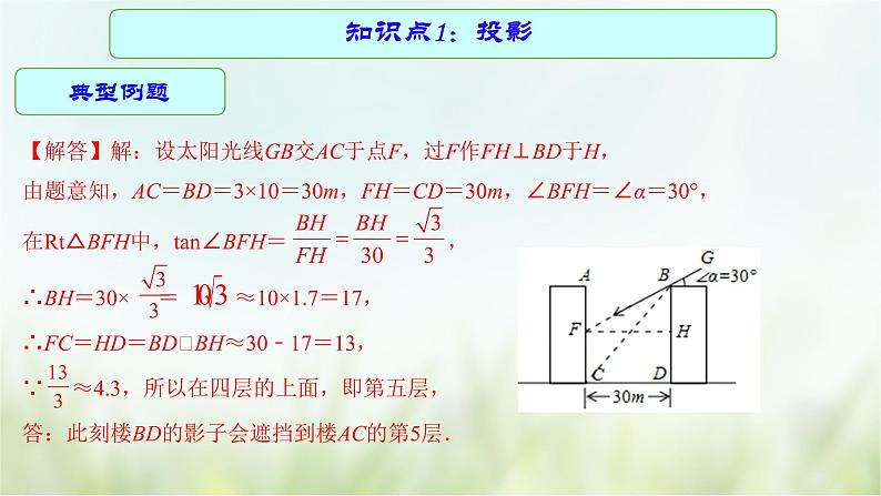 专题23 投影与视图-2021年中考数学二轮复习专题 学案+课件06