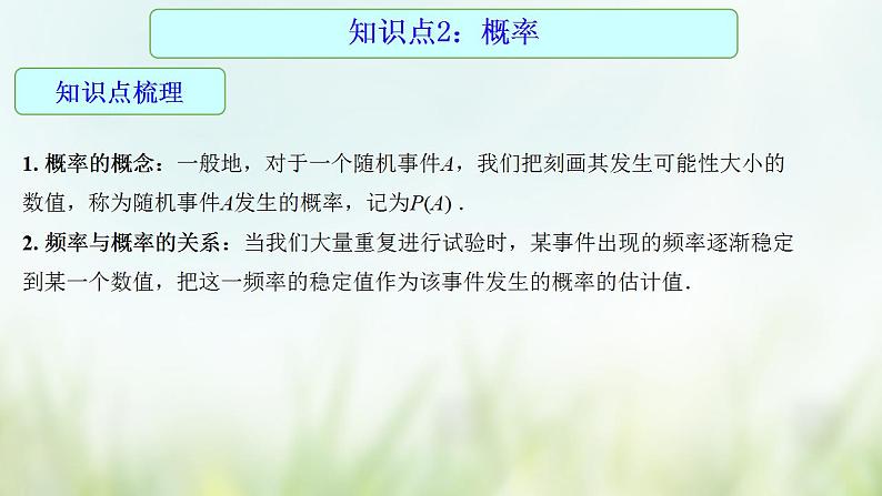 专题25 概率-2021年中考数学二轮复习专题 学案+课件07