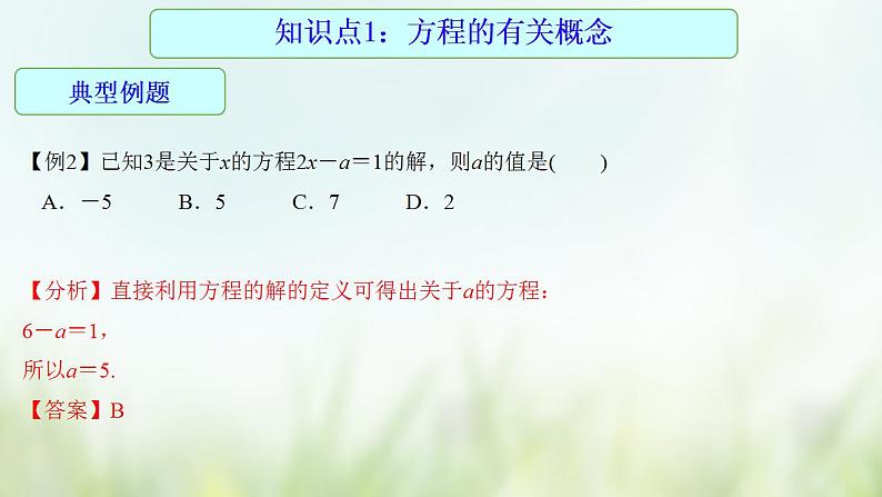 专题06 一元一次方程-2021年中考数学二轮复习专题 学案+课件07