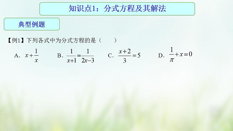 专题09 分式方程-2021年中考数学二轮复习专题 学案+课件08