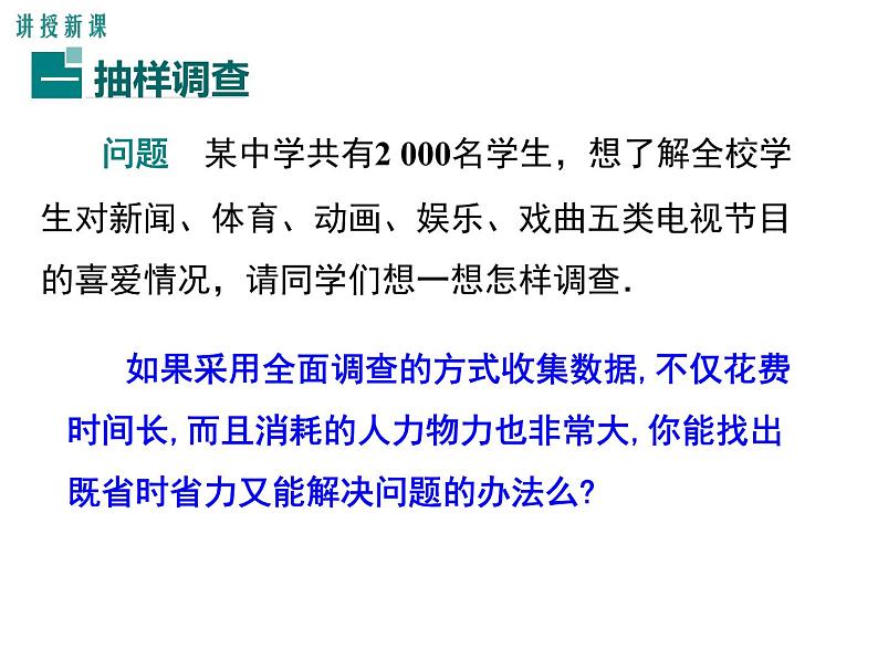 课件 人教版 初中七年级数学（下册）10.1 第2课时 抽样调查05