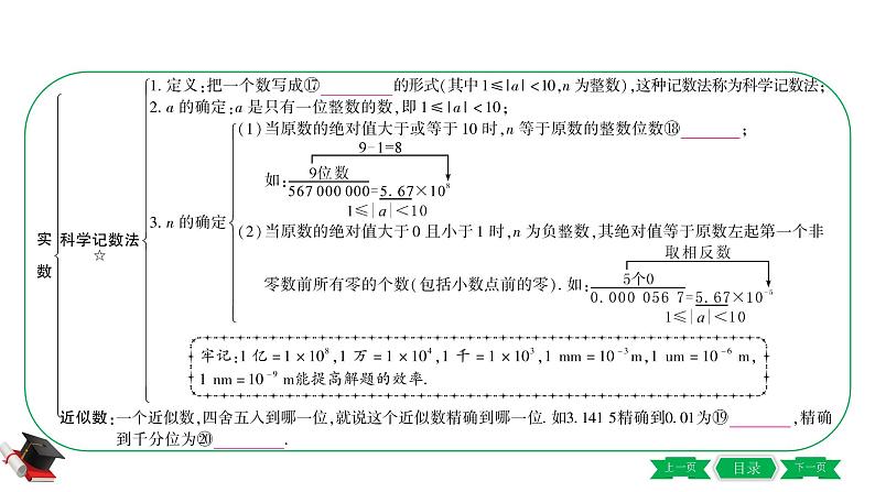 通用版初中数学一轮专题复习 第一章第一节《实数》第8页