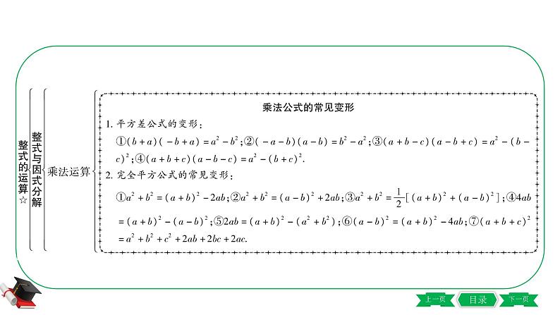 通用版初中数学一轮专题复习 第一章第二节《整式与因式分解》第7页