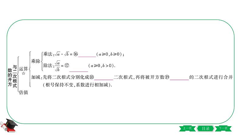 通用版初中数学一轮专题复习 第一章第四节《数的开方与二次根式》第7页