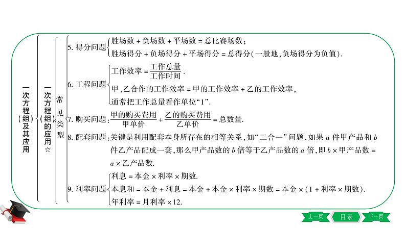 2021中考数学轮复习第二章第一节《一次方程(组)及其应用》 课件08