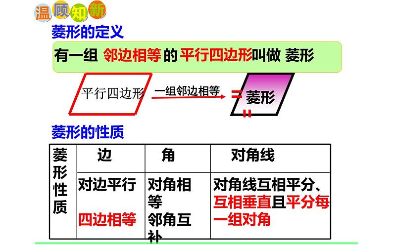 菱形的判定 优课教学课件06