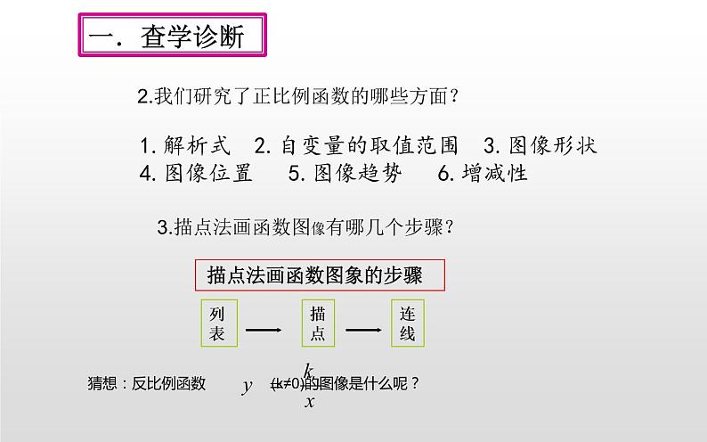 反比例函数的图像和性质（1）优课一等奖课件02