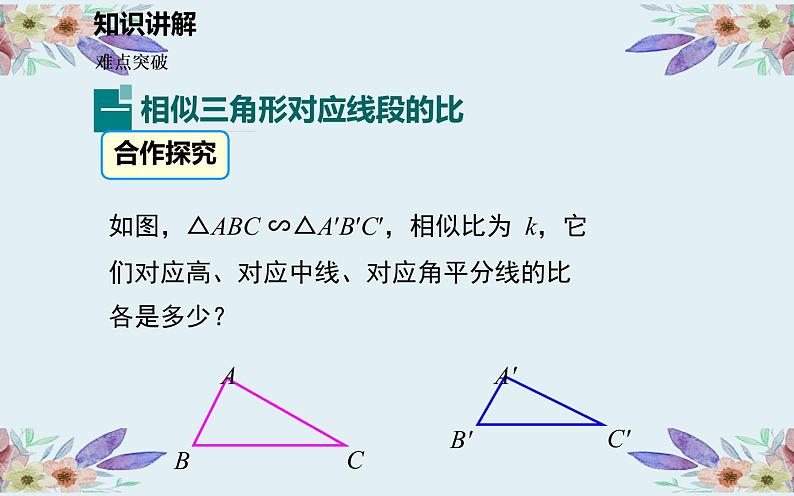 相似三角形的性质优课一等奖课件第7页