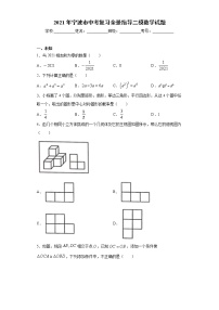 2021年宁波市中考复习全景指导二模数学试题（word版 含答案）