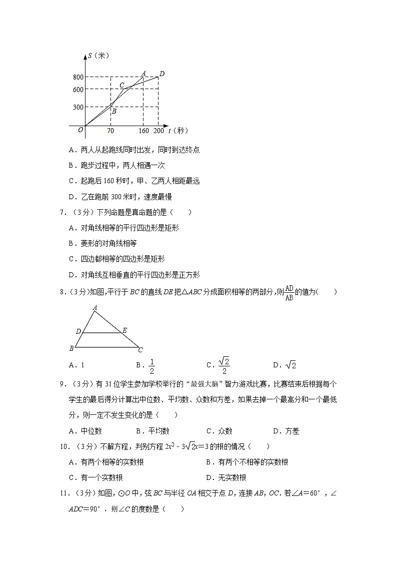 试卷 2021年湖南省娄底市中考数学一模试卷02