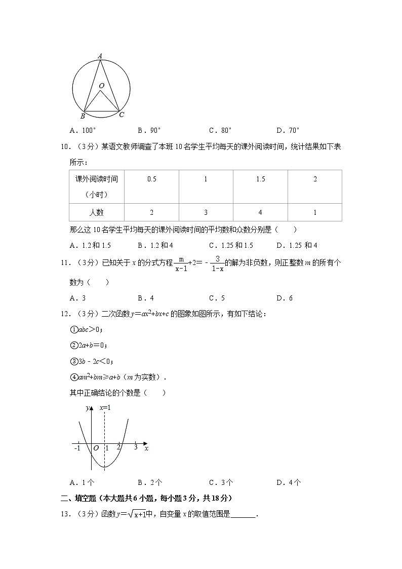 试卷 2021年广西河池市中考数学一模试卷02