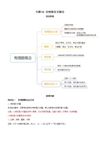 2021学年2.1 有理数知识点教案