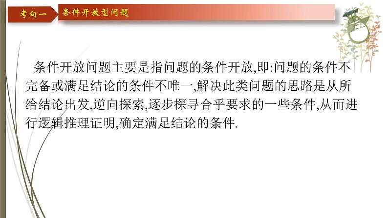 2021年中考数学总复习课件专题3　开放探究题08