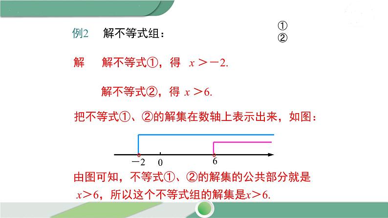 沪科版数学七年级下册 7.3 《解复杂的一元一次不等式组》第2课时PPT课件07