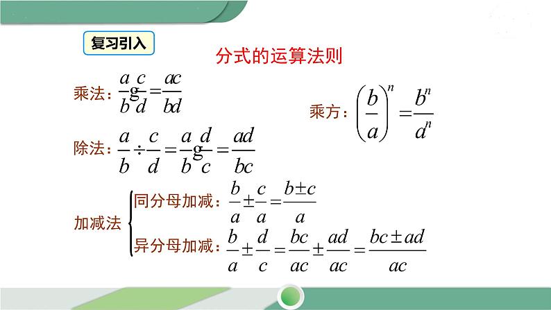 沪科版数学七年级下册 9.2.2《分式的混合运算》第3课时PPT课件03