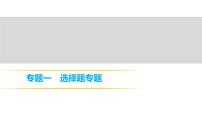 2018年中考数学总复习课件：专题一　选择题专题 (共17张PPT)