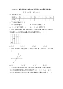 2020-2021学年七年级数学人教版下册期中复习模拟过关练习题