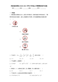 河南省济源市2020-2021学年八年级上学期期末数学试题（word版 含答案）